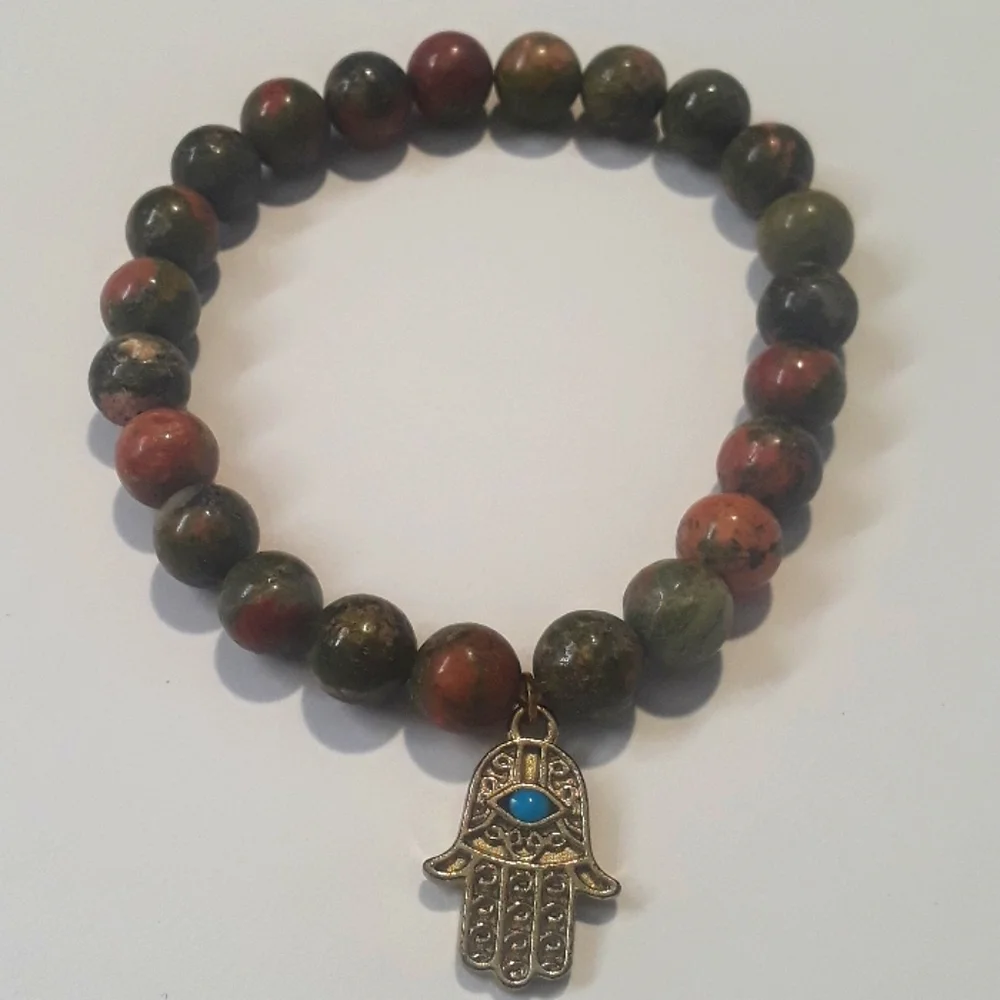 beaded stretch bracelet